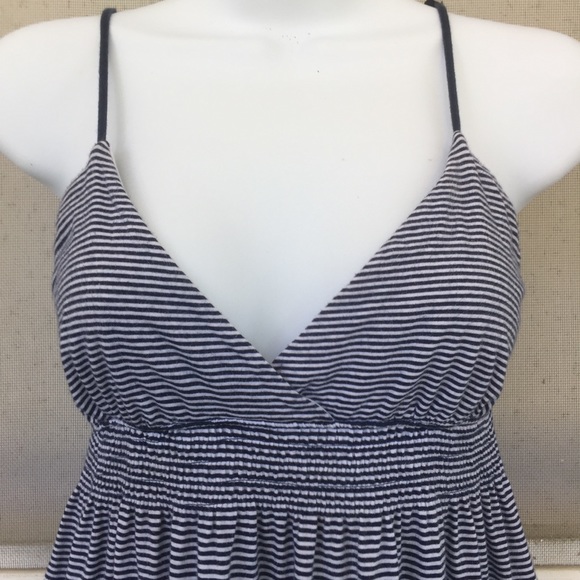 VS Pink Navy and White Dress with Ruffles - Picture 2 of 8